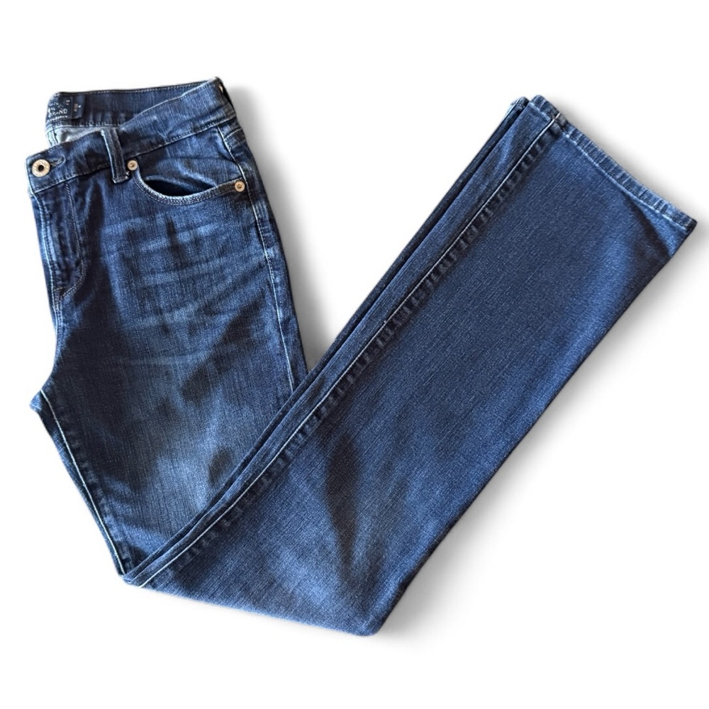 Lucky Brand Sweet & Low Dark Wash Low-Rise Bootcut Jeans 4/27 Y2K